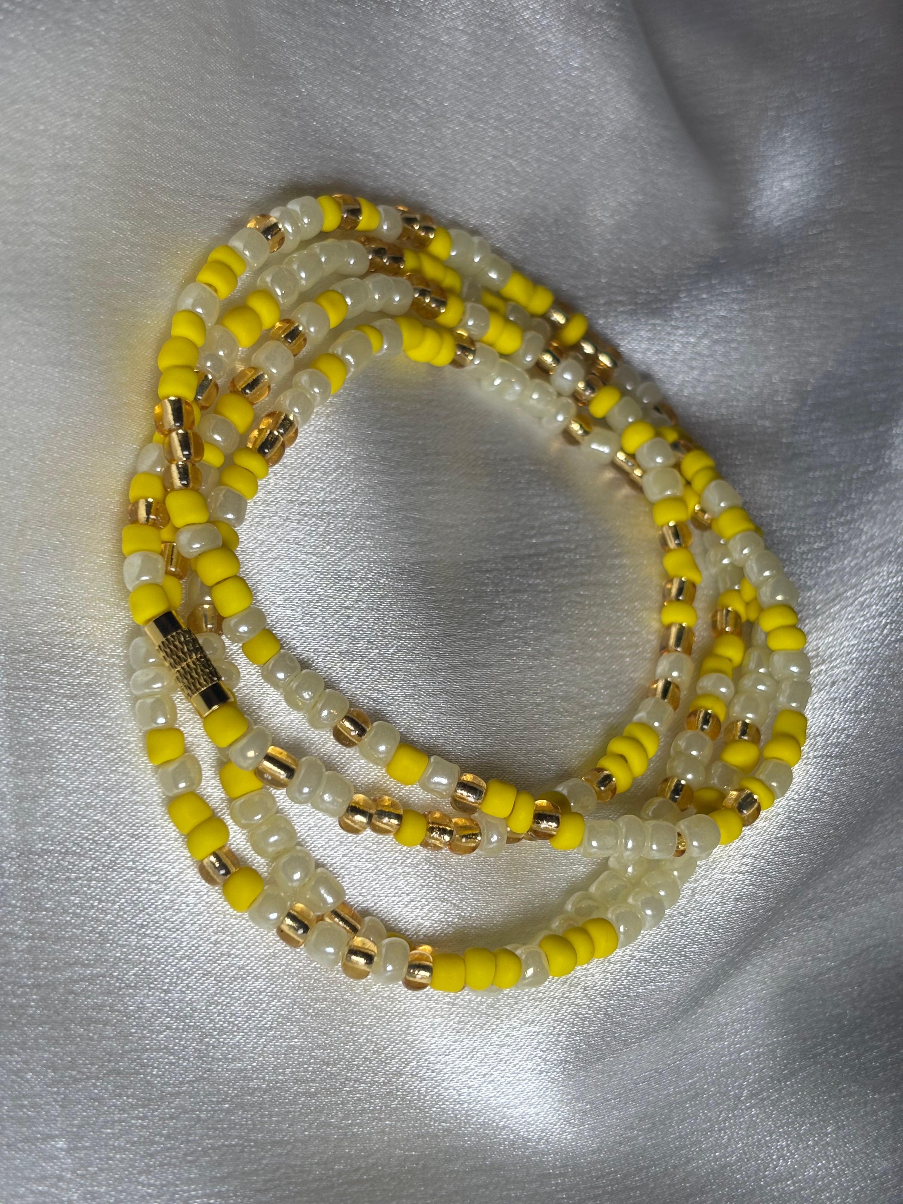 Golden Bloom - Luxury Waistbeads