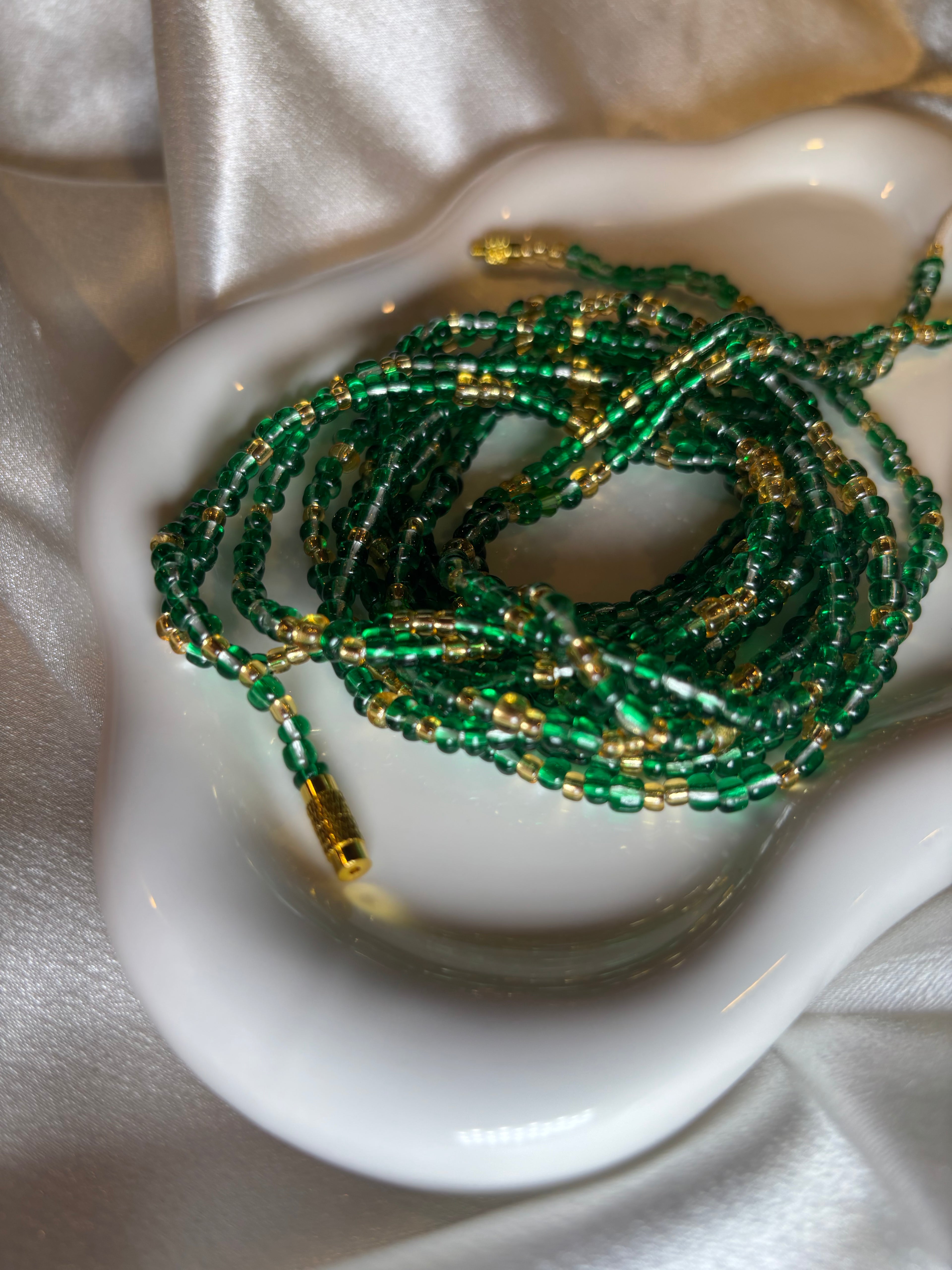Emerald Luxe™ Waist Beads