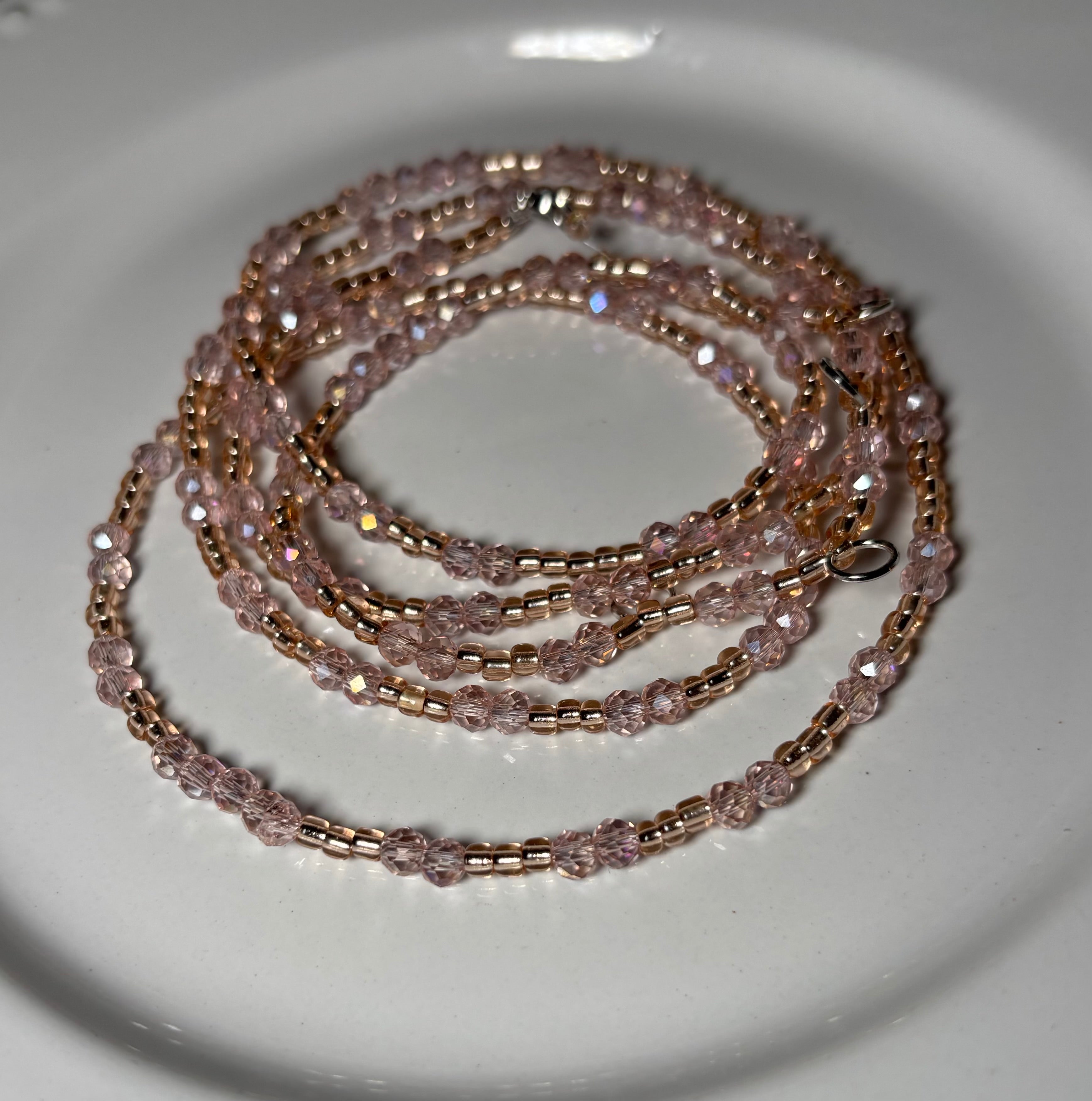 Blush Rose Waistbeads