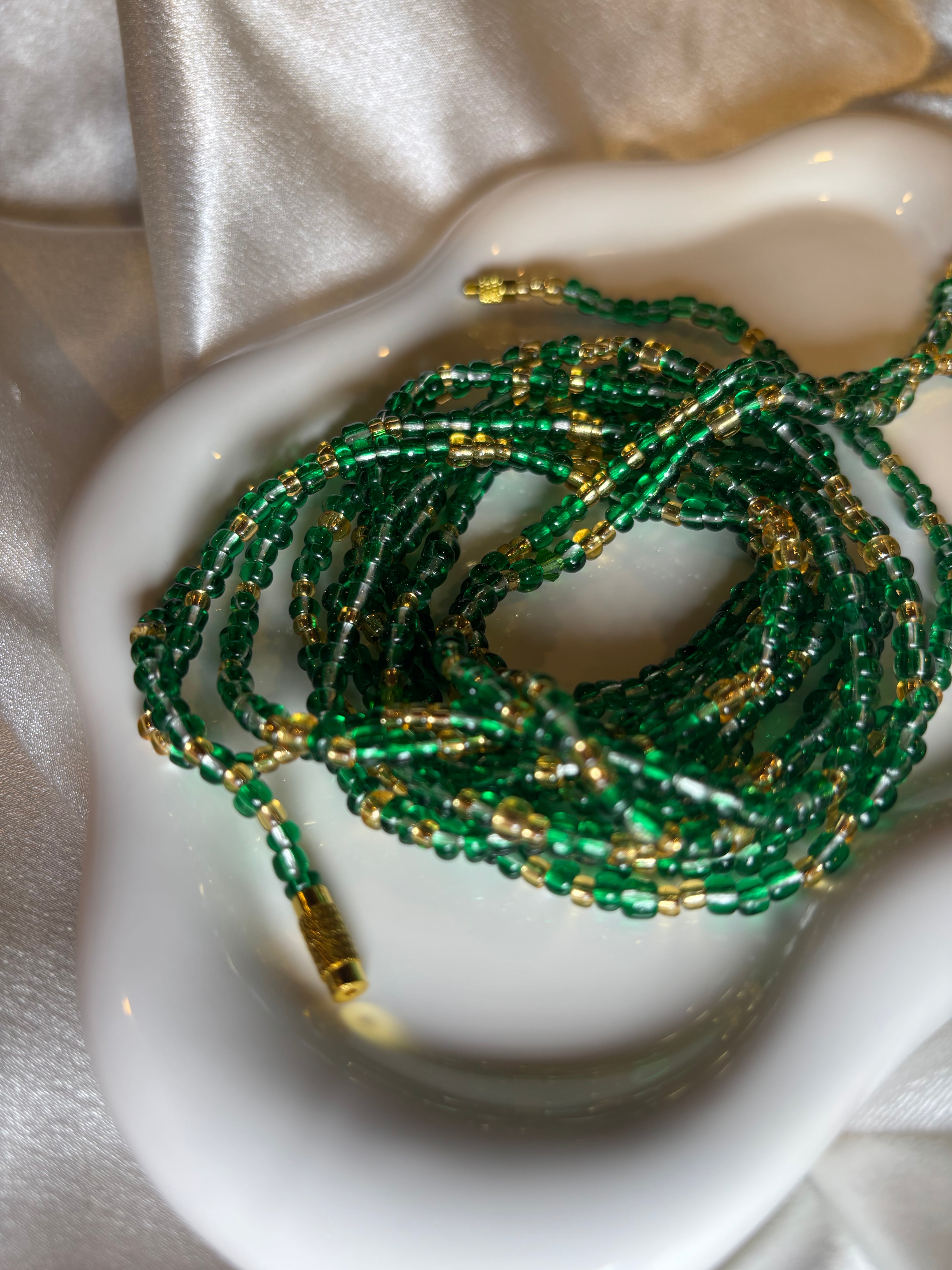 Emerald Luxe™ Waist Beads