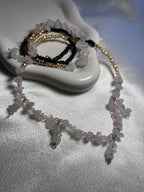 Rose Quartz Grace  Waistbeads