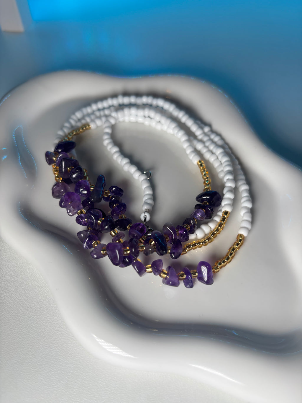 Amethyst Grace™ – Luxury Waist Beads