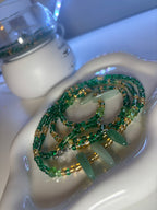 Jade waters (adjustable waistbeads)