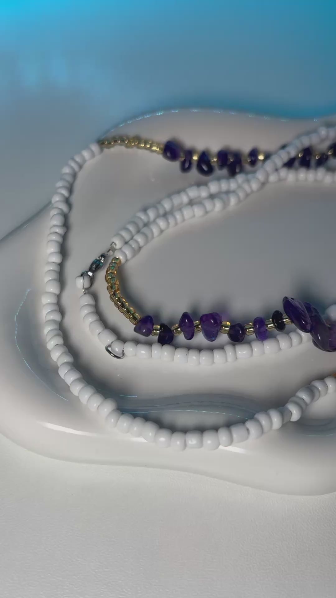 Amethyst Grace™ – Luxury Waist Beads