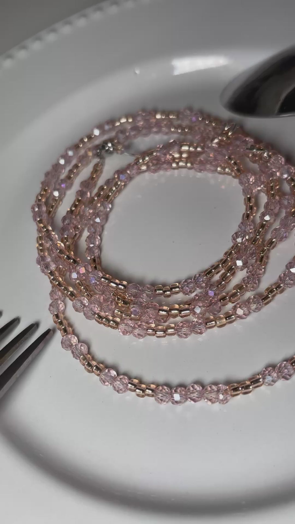 Blush Rose Waistbeads