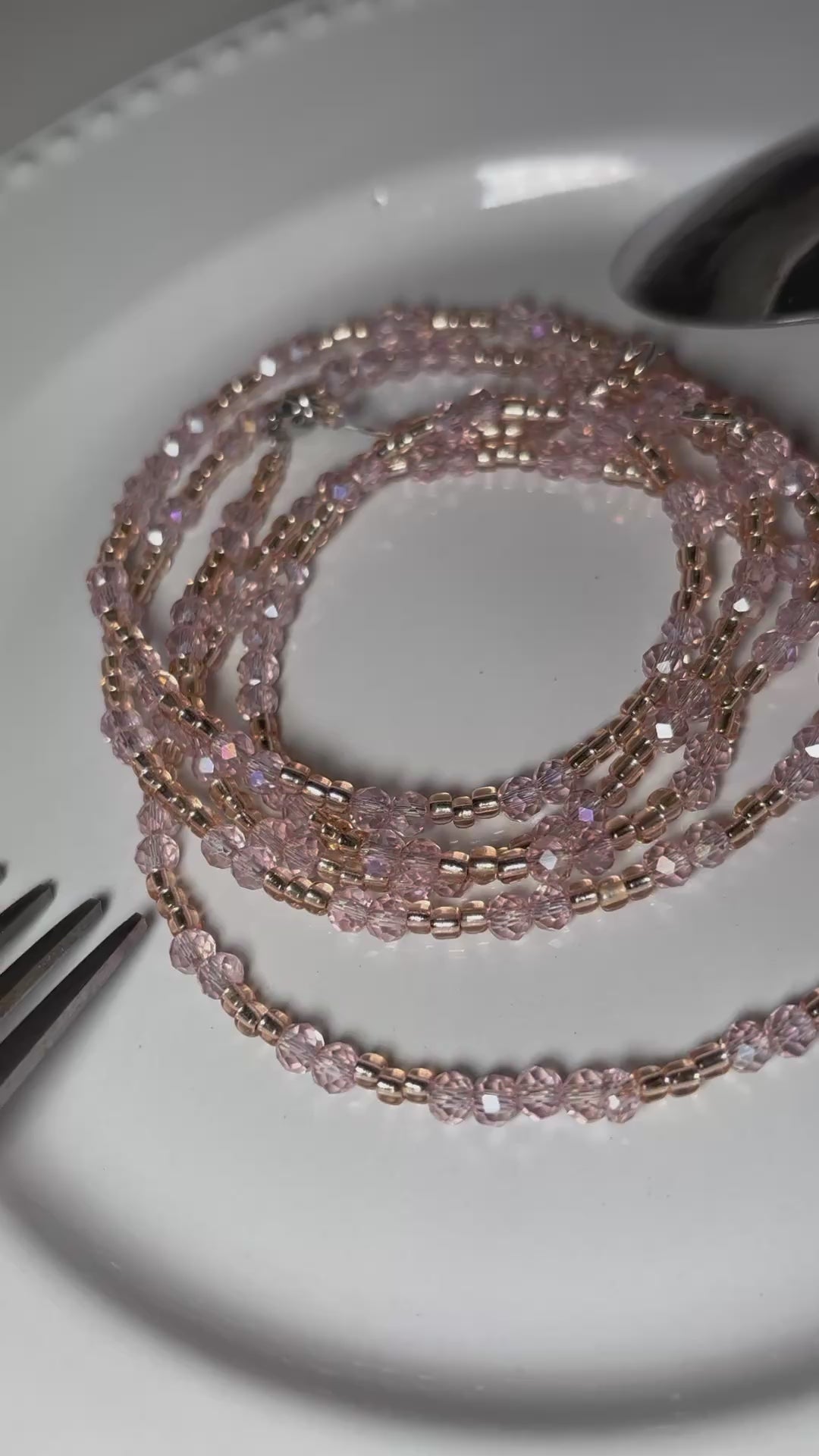 Blush Rose Waistbeads
